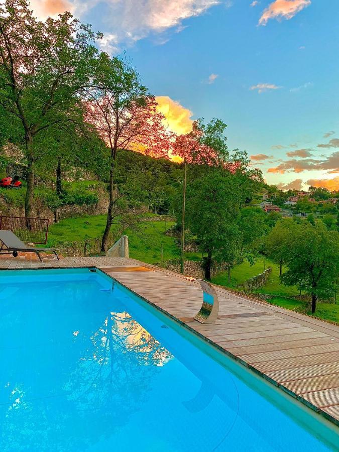 Вилла La Casa Sulla Collina Del Castello Брено Экстерьер фото