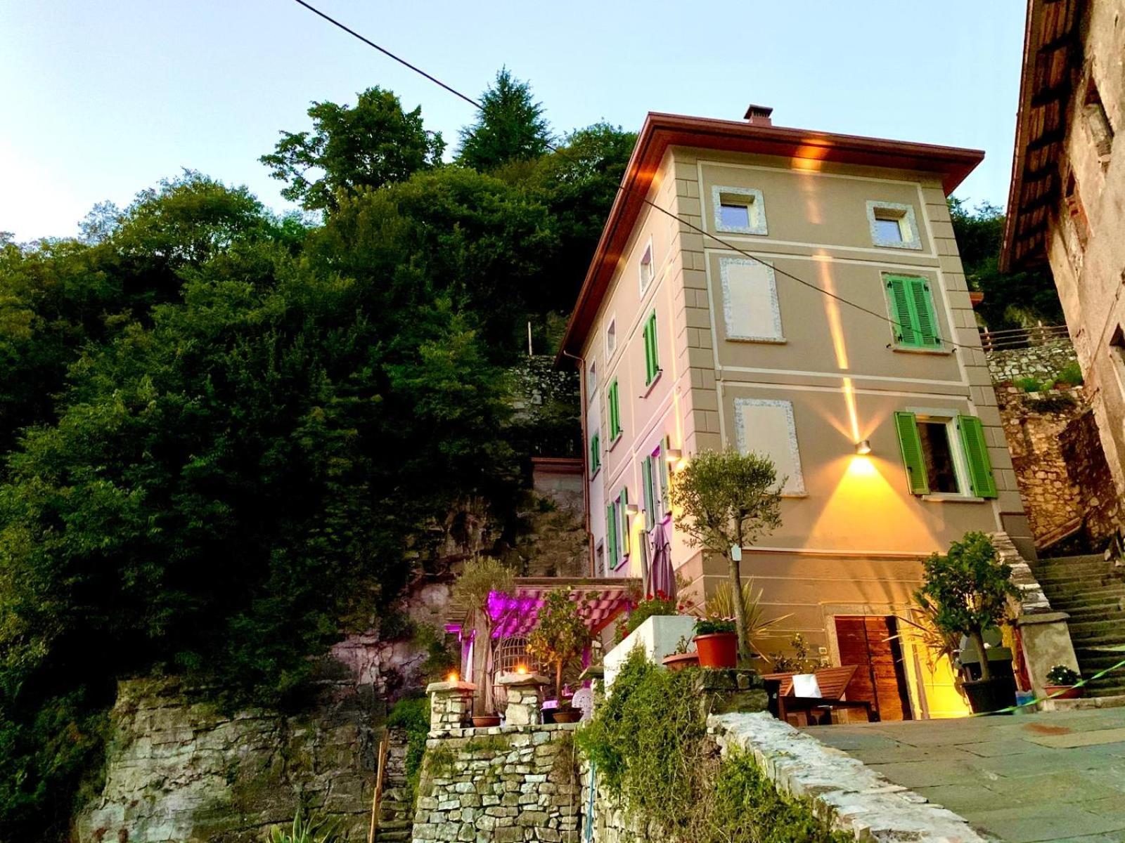 Вилла La Casa Sulla Collina Del Castello Брено Экстерьер фото